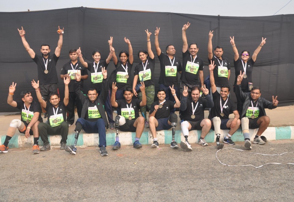 Endolite India team runs in Delhi Half Marathon 2015
