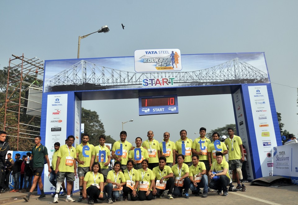 Endolite India team takes part in Kolkatta Marathon 2015